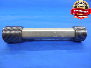 1 1/4 12 UNJF 3BG THREAD PLUG GAGE 1.25 GO NO GO P.D.'S = 1.1989 & 1.2049 - DW3655RD