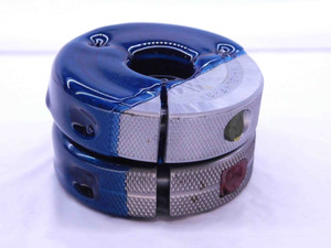 1" 12 UNF 3A THREAD RING GAGES 1.0 1.00 1.000 GO NO GO P.D.'S = .9459 & .9415 - DW3691BU