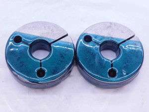 M22 X 1.5 6g METRIC THREAD RING GAGES 22 GO NO GO P.D.'S = 20.994 & 20.854 CHECK - DW3862BU