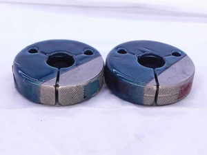 M22 X 1.5 6g METRIC THREAD RING GAGES 22 GO NO GO P.D.'S = 20.994 & 20.854 CHECK - DW3862BU