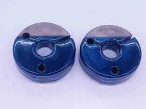 7/8 20 UNEF 2A THREAD RING GAGES .875 .8750 GO NO GO P.D.'S = .8412 & .8368 - 78202AR1