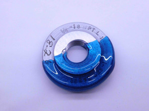 1/4 18 NPT L1 PIPE THREAD RING GAGE .25 .250 .2500 N.P.T. NATIONAL TAPER CHECK - DW3893BURL