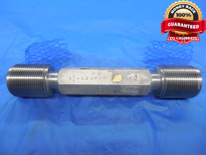 1 1/2 12 UNF 3A LEFT HAND SET THREAD PLUG GAGE 1.5 GO NO GO PDS= 1.4459 & 1.4411 - DW3946RD