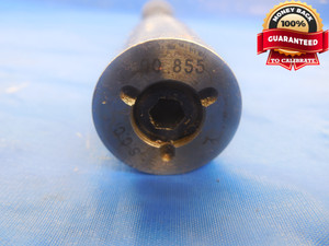 .8550 & .8630 CL Y PIN PLUG GAGE GO NO GO .8438 +.0112 OVERSIZE 27/32 .855 .863