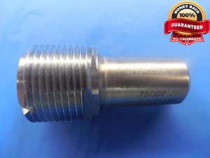 1 3/16 12 UN 2B OR 3B THREAD PLUG GAGE 1.1875 GO ONLY P.D. = 1.1334 N-2 3 TOOL - DW4074RD