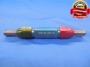 3/8 32 NEF 2 THREAD PLUG GAGE .375 GO NO GO P.D.'S = .3547 & .3581 UNEF-2 TOOL - DW4140BU