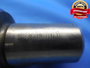 1 3/8 12 UNJF 3B THREAD PLUG GAGE 1.375 GO ONLY P.D. = 1.3209 1 3/8"-12 TOOL - DW4142RD