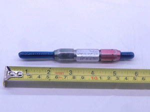 1/4 28 UNF 3B THREAD PLUG GAGE .25 .250 .2500 GO NO GO P.D.'S = .2268 & .2300 - JF1285BURL