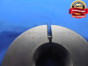 13/16 20 UNEF 2A THREAD RING GAGE .8125 GO ONLY P.D. = .7787 NEF-2A INSPECTION - DW4386RD