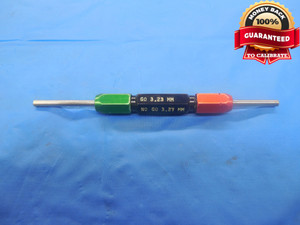 3.230 & 3.270 CLASS XX METRIC PIN PLUG GAGE GO NO GO 3.000 +.230 OVERSIZE 3 mm