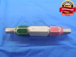 .5800 & .5850 PIN PLUG GAGE GO NO GO .5938 -.0138 UNDERSIZE 19/32 14.859 mm