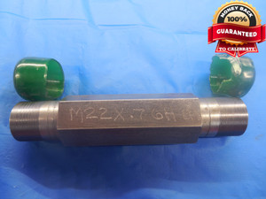 SHOPMADE M22 X .7 6H METRIC SPECIAL THREAD PLUG GAGE 22.0 0.7 METRIC GO & NO GO - DW4525RD