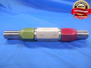 .7500 & .7540 PIN PLUG GAGE GO NO GO ONSIZE 3/4 19.050 mm .750 .75 .754 QUALITY