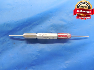 .0540 & .0570 CL Y PIN PLUG GAGE GO NO GO .0625 -.0085 UNDERSIZE 1/16 .054 .057