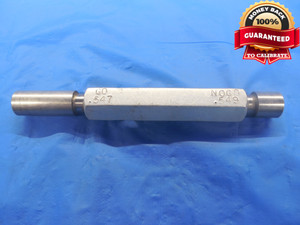 .5470 & .5490 PIN PLUG GAGE GO NO GO .5625-.0155 UNDERSIZE 9/16 13.945 .547 .549