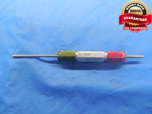 .0927 & .0947 CLASS Z PIN PLUG GAGE GO NO GO .0938 -.0011 UNDERSIZE 3/32 2.355 mm