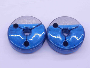7/16 20 UNF 3A LEFT HAND THREAD RING GAGES .4375 GO NO GO P.D.'S = .4050 & .4019 - 	DW5041BU