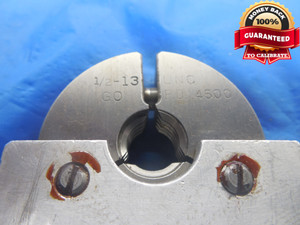 1/2 13 UNC 3A THREAD RING GAGES .5 GO NO GO P.D.'S = .4500 & .4463 NC-3A .5" - DW5101RD