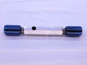 3/4 16 UNF 3A SET THREAD PLUG GAGE .75 .750 GO NO GO P.D.'S = .7094 & .7056 - DW5160RD