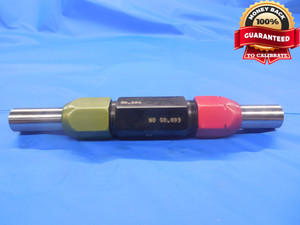 .6840 & .6930 CL XX PIN PLUG GAGE GO NO GO .6875-.0035 UNDERSIZE 11/16 .684 .693