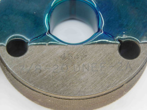 7/8 20 UNEF 2A THREAD RING GAGES .875 .8750 GO NO GO P.D.'S = .8412 & .8368 - BL2751BU