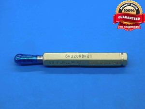 8 32 UNC 2B THREAD PLUG GAGE #8 .164 .1640 GO ONLY P.D. = .1437 2B OR 3B CHECK - DW5422BU