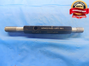 3/8 40 UNS 2B LEFT HAND THREAD PLUG GAGE .375 GO NO GO P.D.'S = .3588 & .3628 LH - DW5497BU