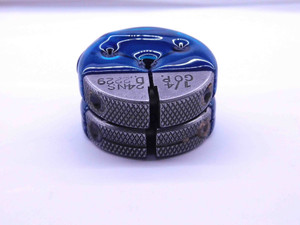 1/4 24 NS THREAD RING GAGES .25 .250 .2500 GO NO GO P.D.'S = .2229 & .2196 CHECK - DW5534BU