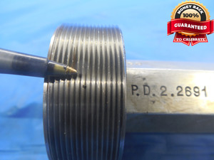 2 5/16 18 NS THREAD PLUG GAGE 2.3125 GO ONLY P.D. = 2.2691 UNS 2 5/16"-18 2B 3B - DW5613BU