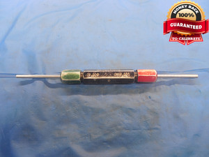 .1140 & .1180 CLASS Y PIN PLUG GAGE GO NO GO .1250 -.0110 1/8 2.997 mm .114 .118