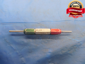.1090 & .1100 CL X PIN PLUG GAGE GO NO GO .0938 +.0152 3/32 2.794 mm .109 .110