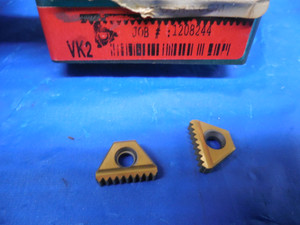 9pcs NEW VARDEX 3E 16UNJT M2 VKX THREAD MILLING INSERT 16 THREADS PER INCH TPI