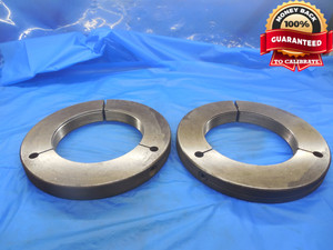 5 3/4 10 NS THREAD RING GAGES 5.75 GO NO GO P.D.'S = 5.6850 & 5.6757 UNS TOOL - DW6037BU