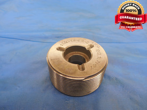 1 3/4 16 NS 2 THREAD PLUG GAGE 1.75 GO ONLY P.D. = 1.7167 UNS-2 INSPECTION TOOL - DW6027BU