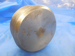 3 1/4 8 SHOP MADE THREAD PLUG GAGE 3.25 3 1/4"-8 INSPECTION TOOL QUALITY CHECK - DW6009BU