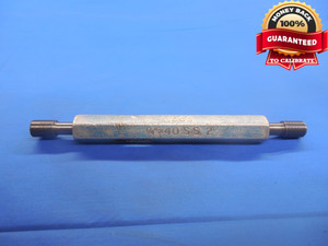 1/4 40 SS 2 THREAD PLUG GAGE .25 GO NO GO P.D.'S = .2309 & .2334 1/4"-40 CHECK - DW6075BU