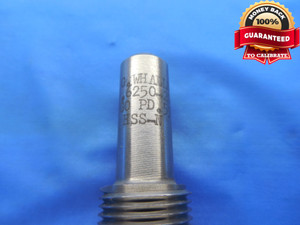 5/8 20 NS 2 THREAD PLUG GAGE .625 GO ONLY P.D. = .5925 UNS-2 INSPECTION CHECK - DW6115BU
