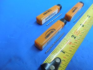 3pcs NEW HERTEL 1.5 mm DIAMETER SOLID CARBIDE JOBBER DRILL BIT METRIC 1.50