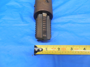 1" 11-1/2 INTERRUPTED TOOTH PIPE TAP IN 10" LONG DEEP HOLE EXTENSION CAST IRON