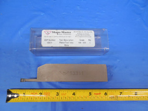 1" SQUARE X  8mm WIDE BRAZED GROOVING INSERT LATHE TOOL HOLDER SHAPE MASTER