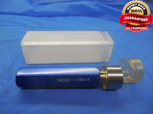 1.1180 CLASS X PIN PLUG GAGE 1.1250 -.0070 UNDERSIZE 1 1/8 28.397 mm