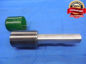 2 1/8 8 N 2A SET THREAD PLUG GAGE 2.125 GO ONLY P.D. = 2.0414 UN-2A INSPECTION - DW6725RD