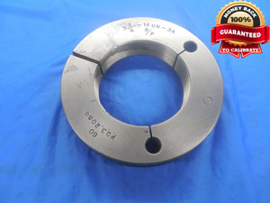 3 1/4 16 UN 3A BEFORE PLATE THREAD RING GAGE 3.25 GO ONLY P.D. = 3.2084 N-3A