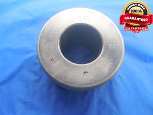 1.1872 CLASS XX MASTER PLAIN BORE RING GAGE 1.1875 -.0003 UNDERSIZE 1 3/16