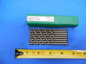 NEW 8pcs .1820" DIA. PRECISION TWIST HCO BRONZE OXIDE #14 DRILL BITS JOBBER 3612