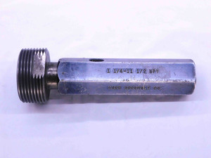 1 1/4 11 1/2 NPT L1 PIPE THREAD PLUG GAGE 1.25 1.250 1.2500 N.P.T. NATIONAL - DW7043BU