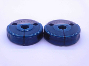 7/16 32 UN 2A THREAD RING GAGES .4375 GO NO GO P.D.'S = .4162 & .4128 CHECK - DW7067BU