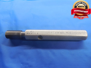 7/16 40 NS THREAD PLUG GAGE .4375 GO ONLY P.D. = .4213 UNS 7/16"-40 INSPECTION - DW7113BU