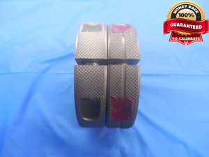 1 1/4 12 UNF 2A PREPLATE THREAD RING GAGES 1.25 GO NO GO PD'S = 1.1933 & 1.1849 - DW7140CG