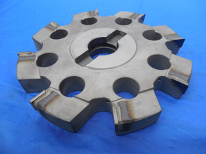 6" DIAMETER BACK SPOT FACE CUTTER 1.05" PILOT 39/64" KEY 8 FLUTE BRIDGEPORT MILL
